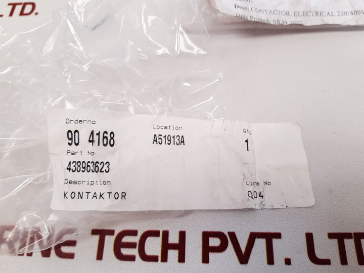 Benedikt & jager k3-10a00-40 contactor 
