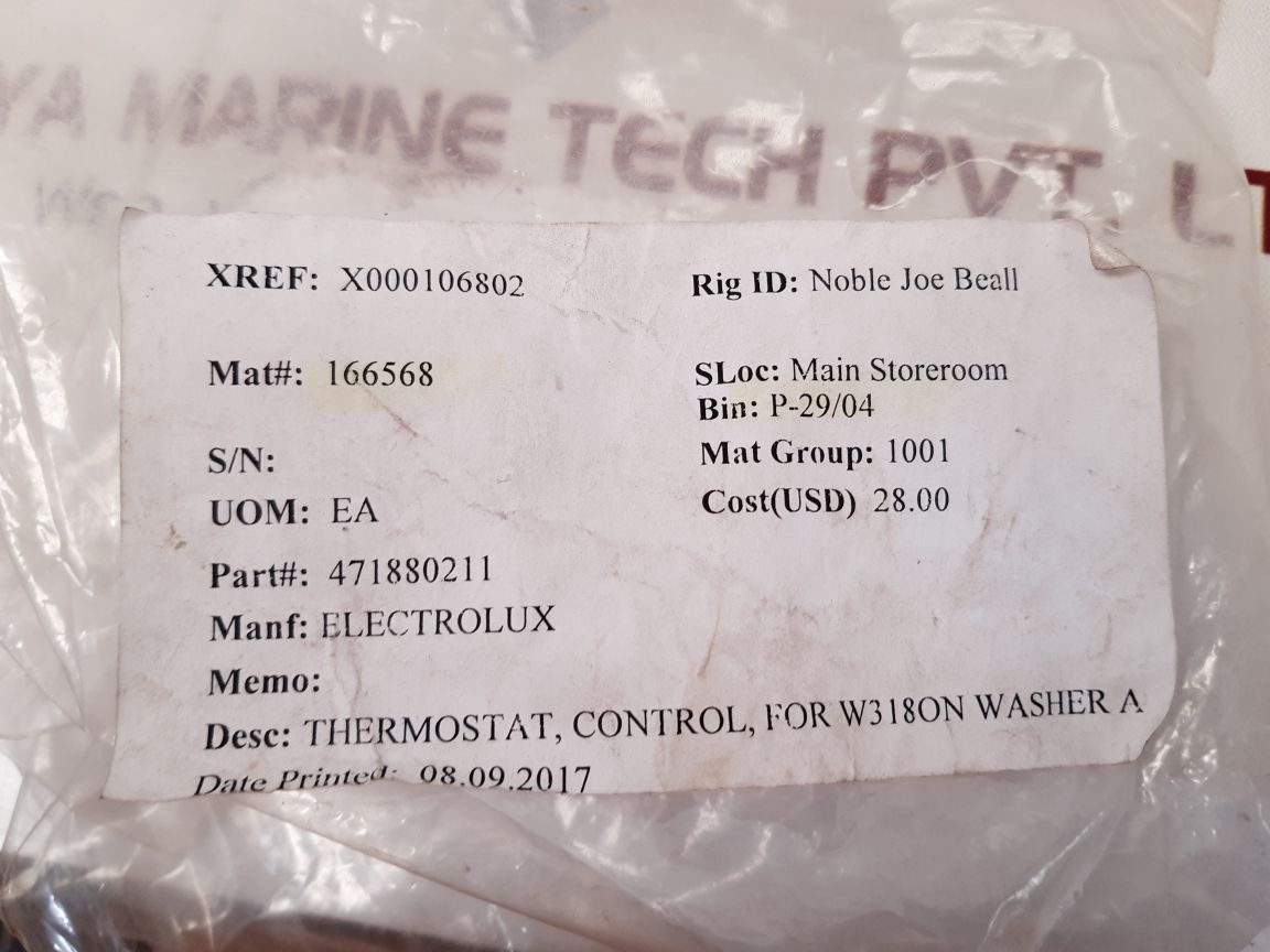Ego 55.34323.020 thermostat
