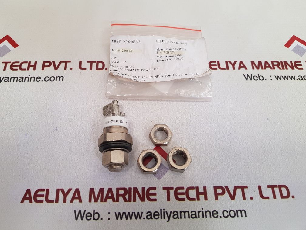 Automatic power 4020-0043 semiconductor
