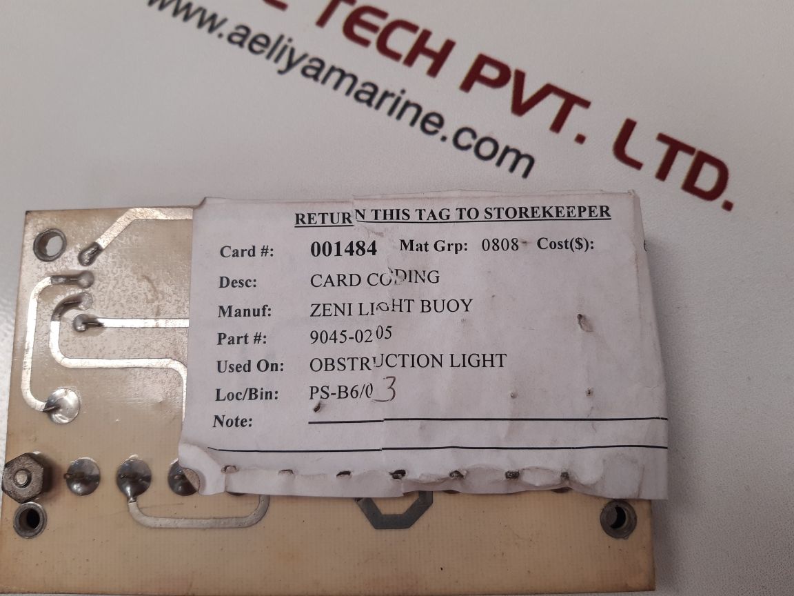 Automatic power 9045 0205 coding card