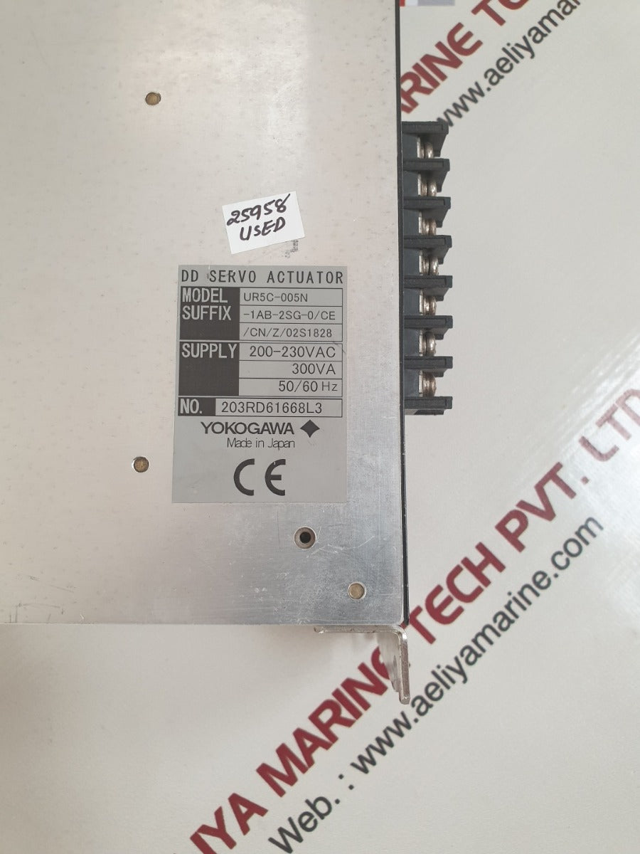 Yokogawa dynaserv ur5c-005n dd servo actuator