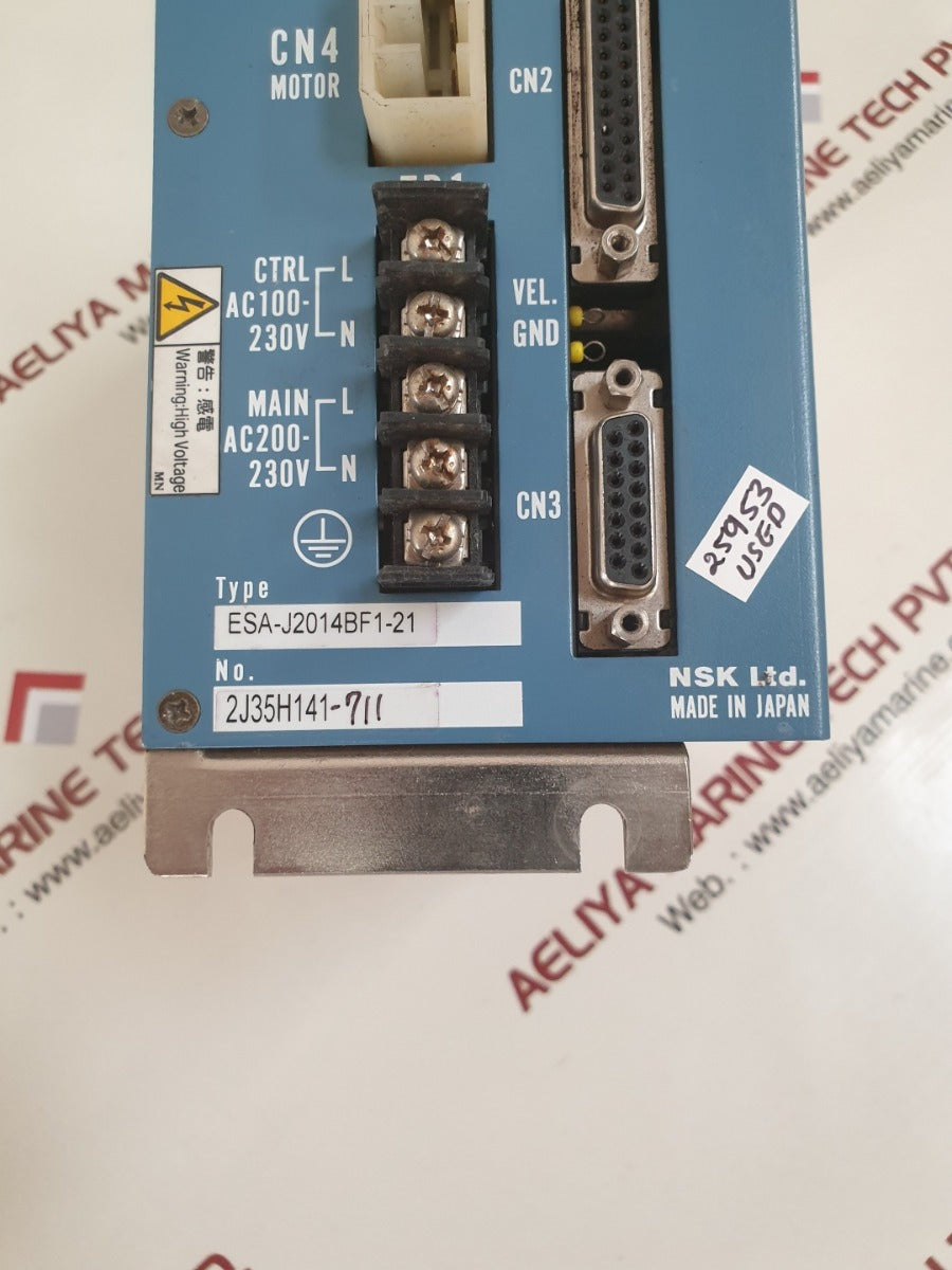 Nsk esa j2014bf1-21 servo motor drive controller