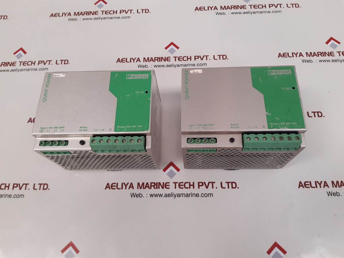Phoenix contact quint-ps-3×400-500ac/48dc/10 power supply