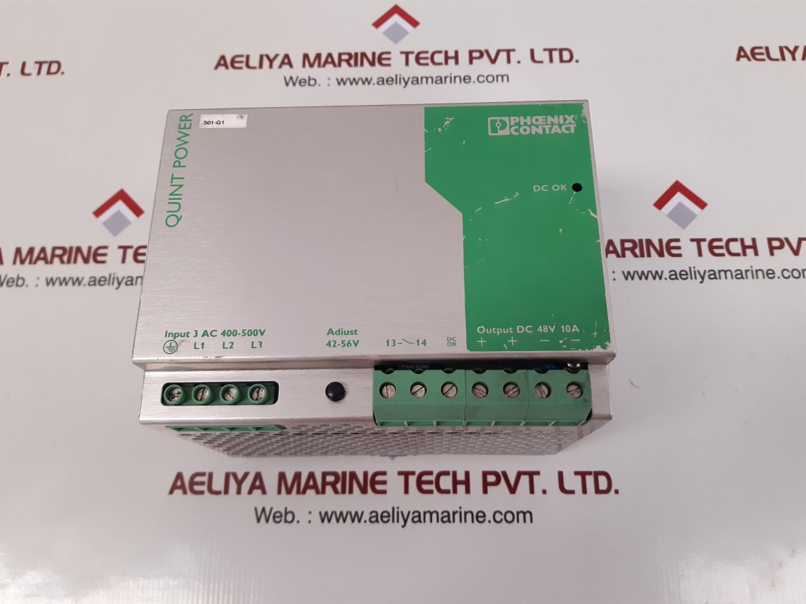 Phoenix contact quint-ps-3×400-500ac/48dc/10 power supply