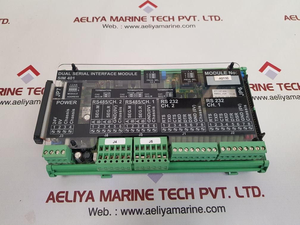 Lyngso marine sim 401 dual serial interface module