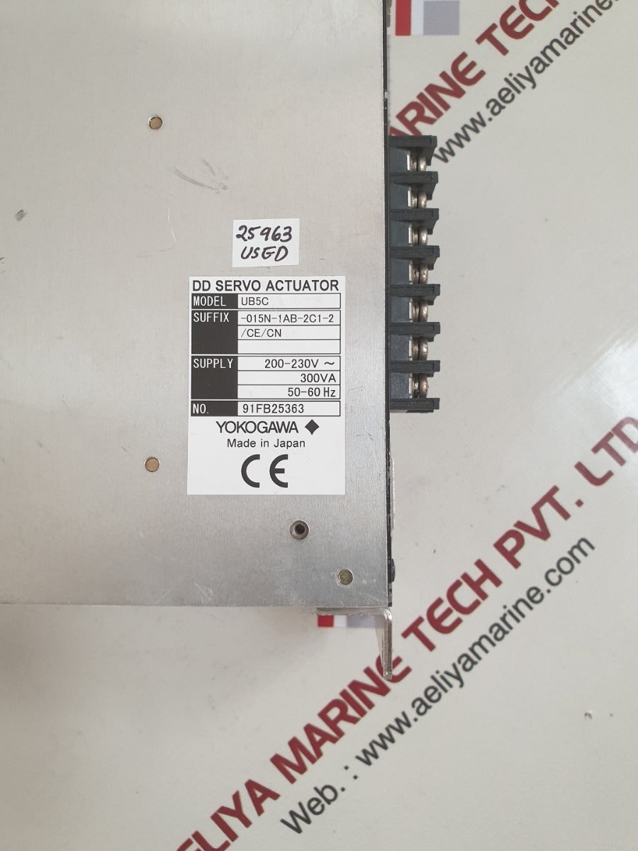 Yokogawa ub5c-015n-1ab-2c1-2/ce/cn dynaserv dd servo actuator