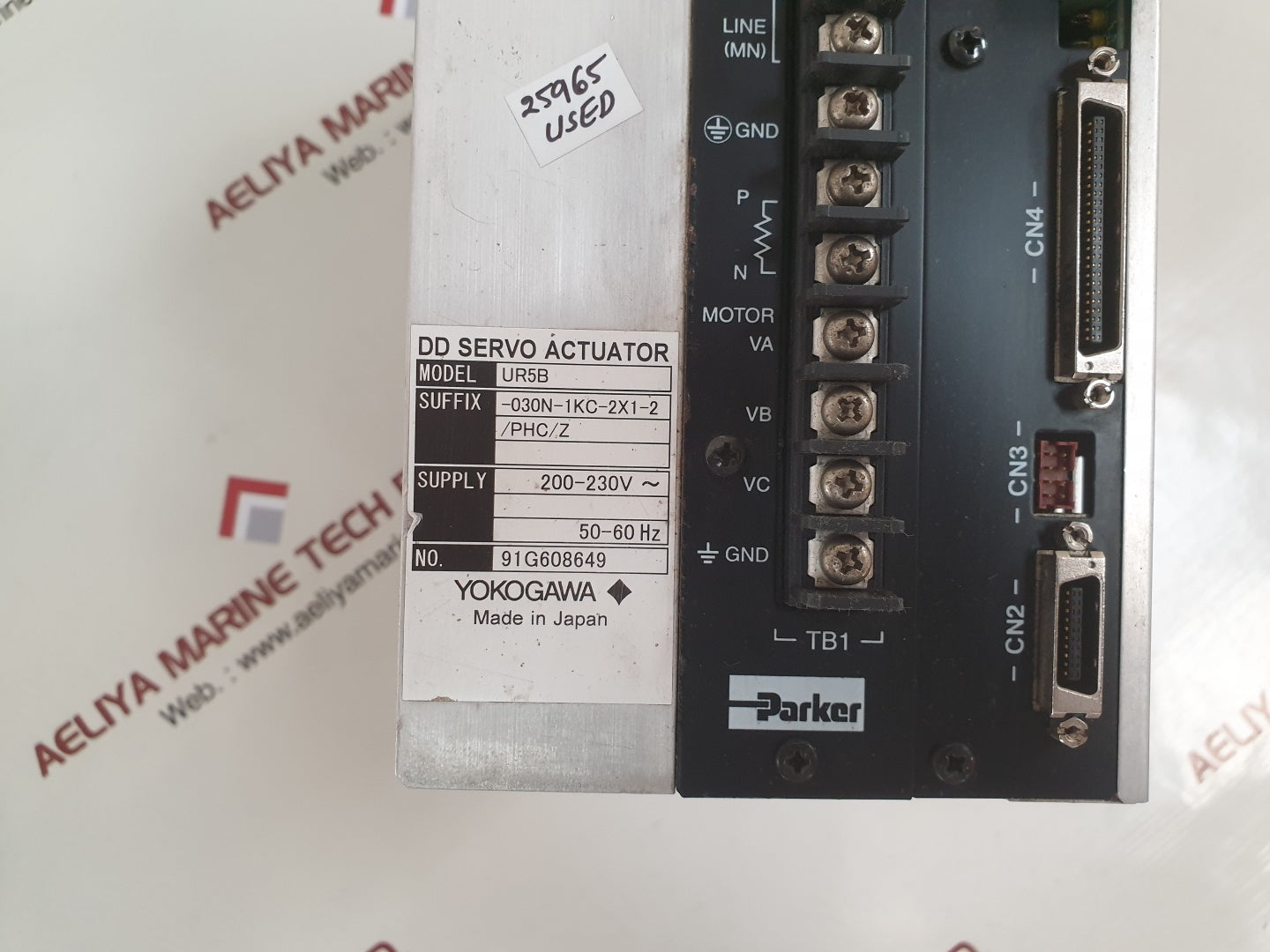 Yokogawa ur5b-30n-1kc-2x1-2/phc/z dynaserv dd servo actuator