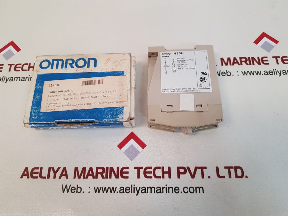 Omron h3dh off-delay timer time: 6 sec new