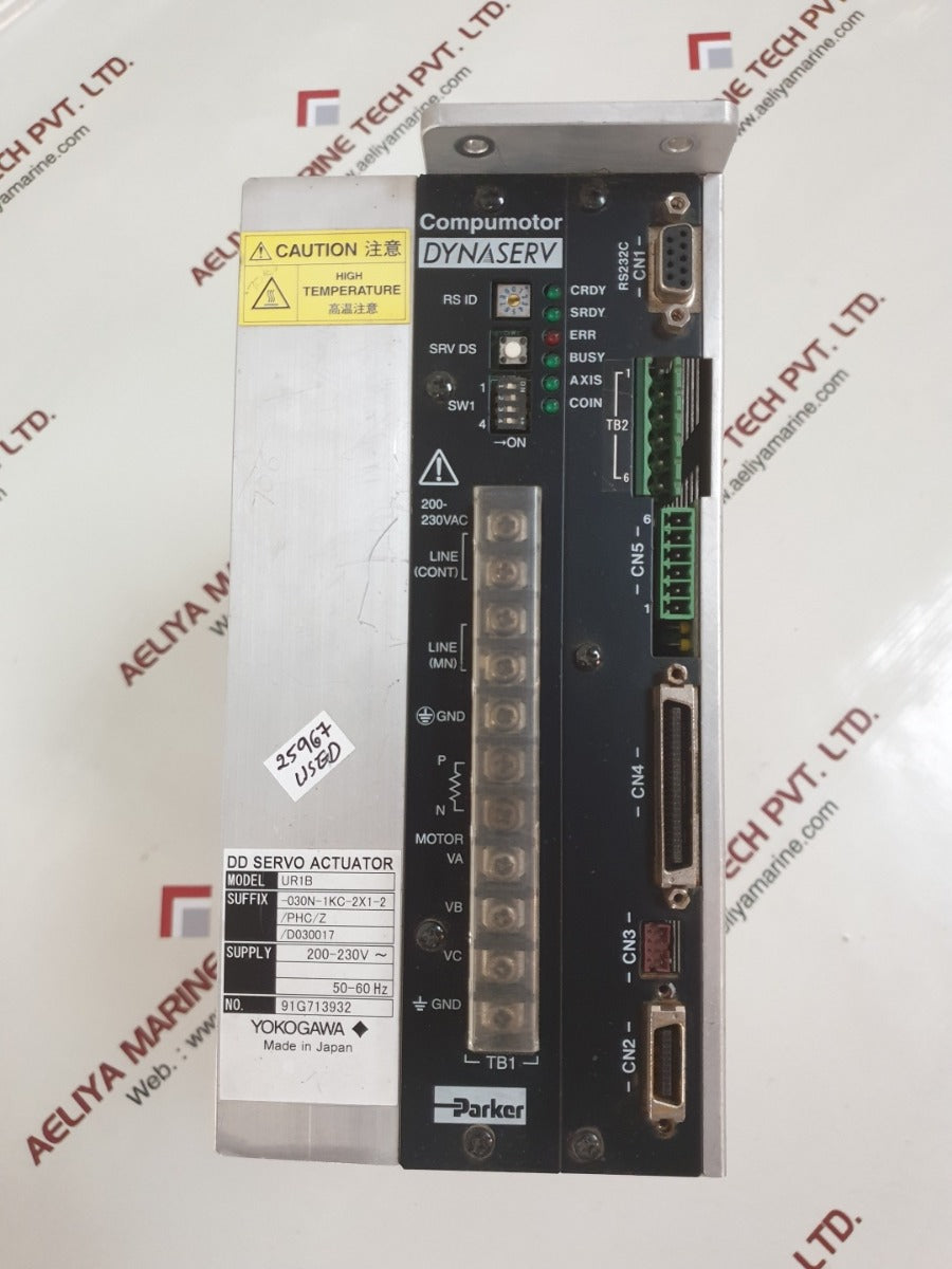 Yokogawa ur1b-030n-1kc-2x1-2/phc/z/d030017 dynaserv dd servo actuator 