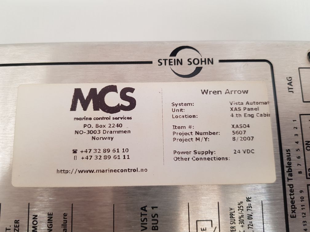 Stein sohn 070640 f503006a xas extension alarm panel 