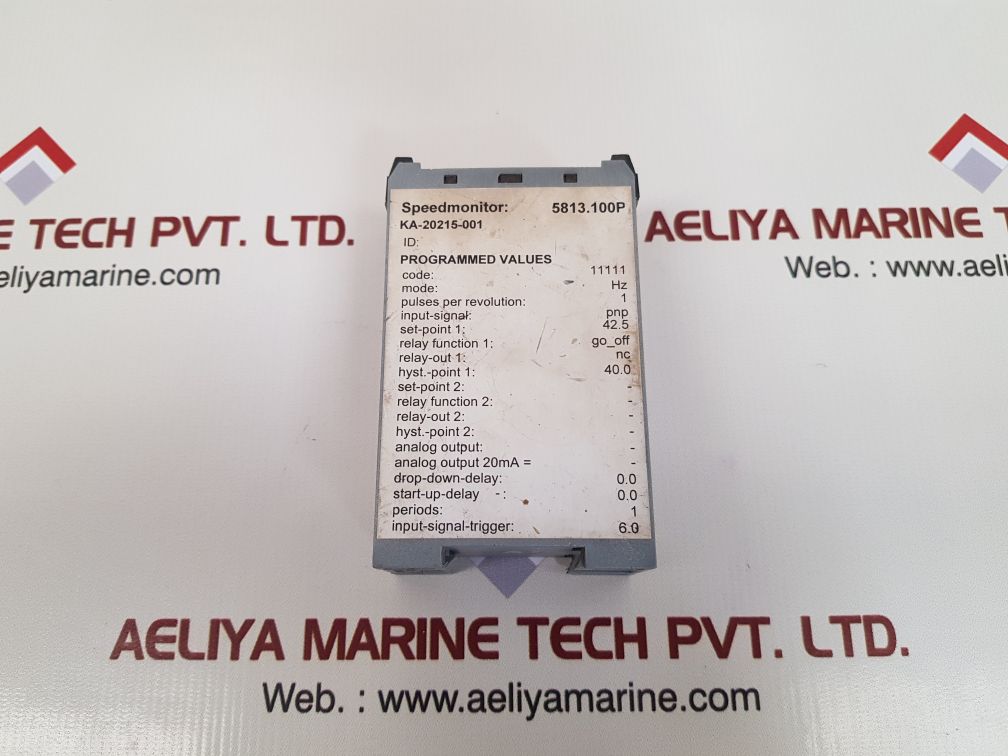 Rheintacho ka-20215-001 speed monitor 