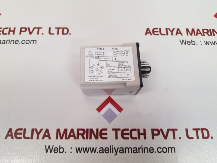 Omron apr-s phase reversal relay