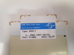 Stein sohn a059.1 limit switch 4-20ma