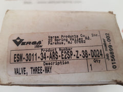 Versa esm-3011-34-ars-e2sp-z-38-d024 pneumatic three-way directional valve