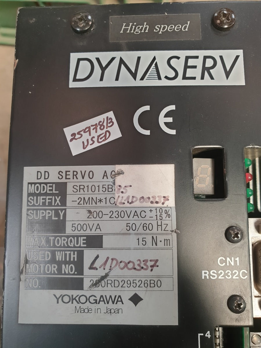 Yokogawa sr1015b85 dynaserv high speed dd servo actuator