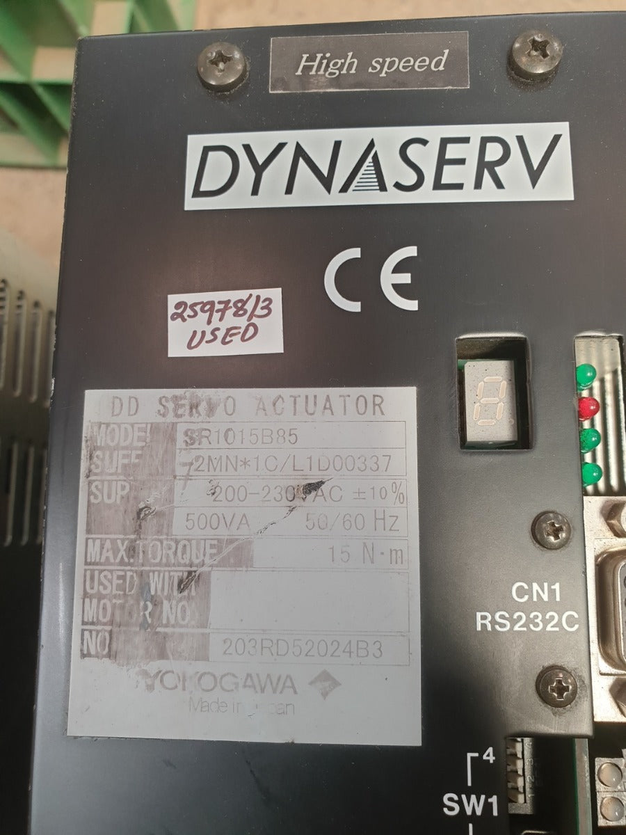 Yokogawa sr1015b85 dynaserv high speed dd servo actuator