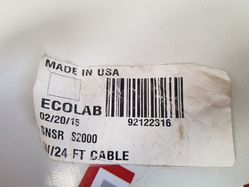 Ecolab snsr s2000 temperature switch with w/24 ft cable