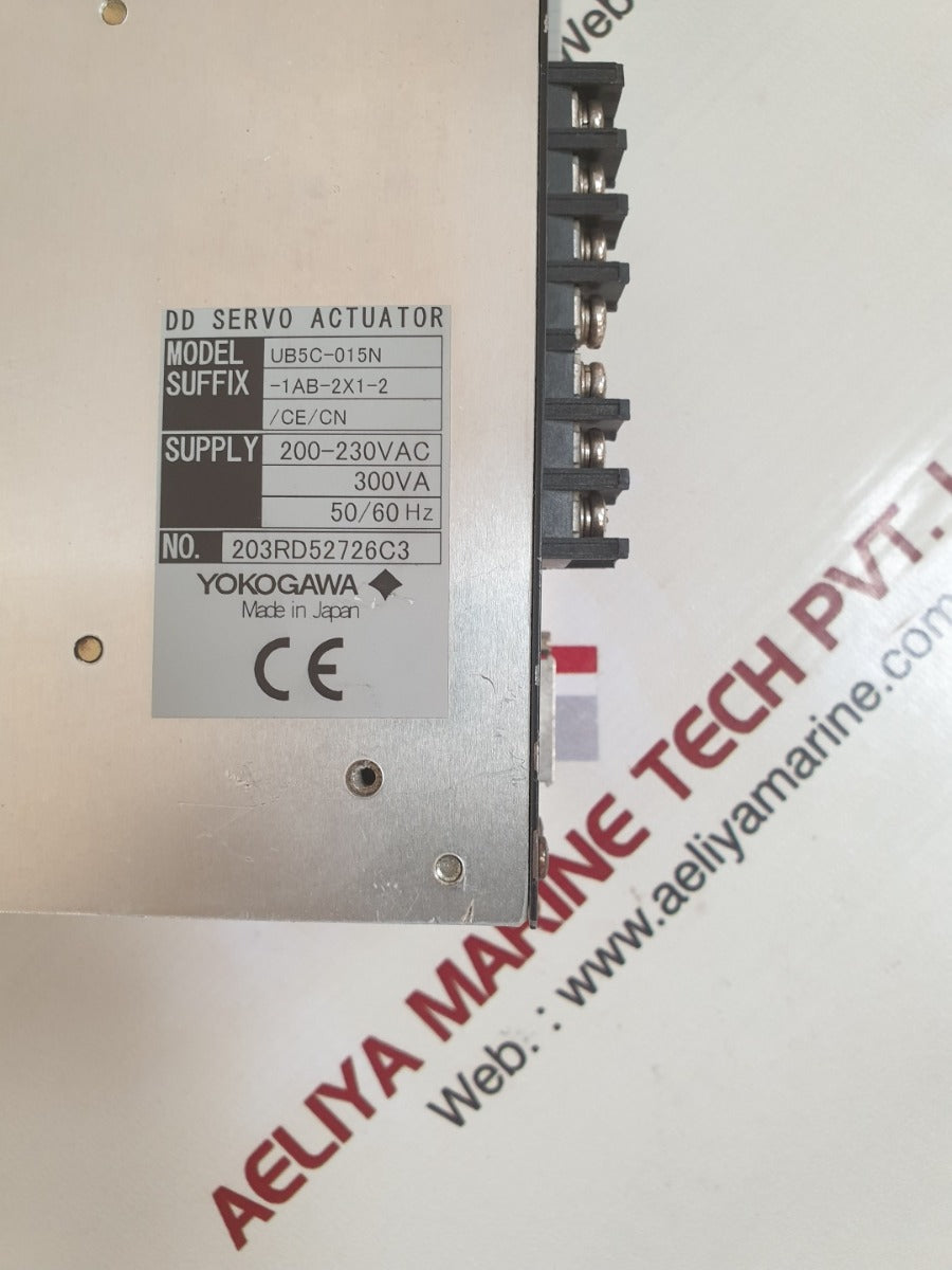 Yokogawa ub5c-015n-1ab-2x1-2/ce/cn dd servo actuator 
