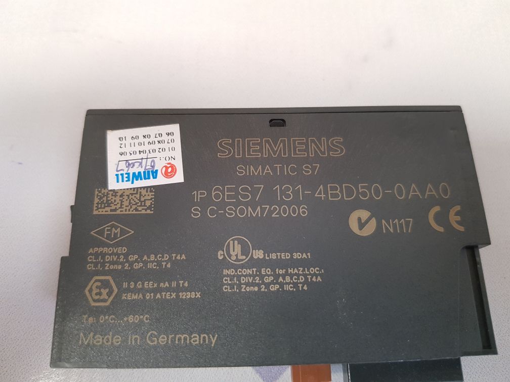 Siemens simatic s7 6es7 131-4bd50-0aa0 input module