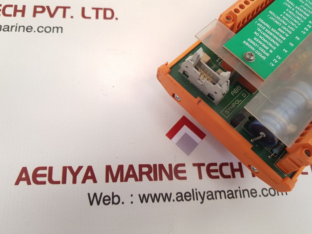 Abb synpol d cma132 generator relay card 3dde 300 412