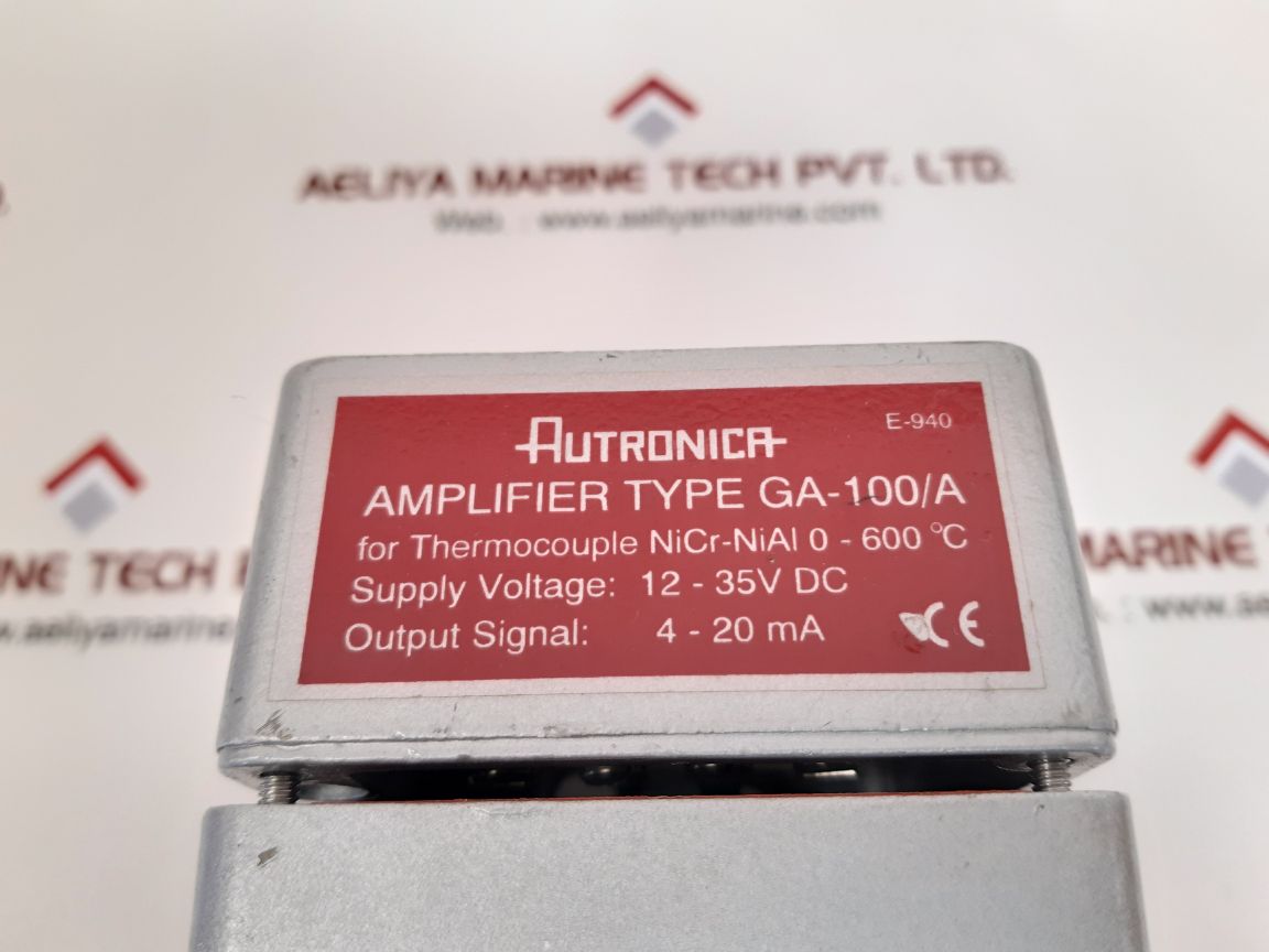 Autronica ga-100/a thermocouple amplifier new