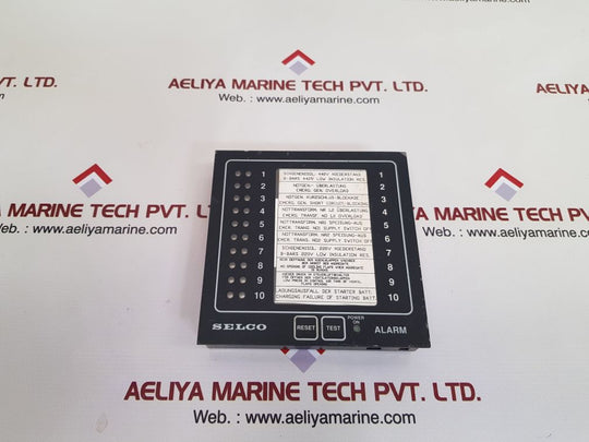 Selco m1000-24-10b alarm annunciator unit Used