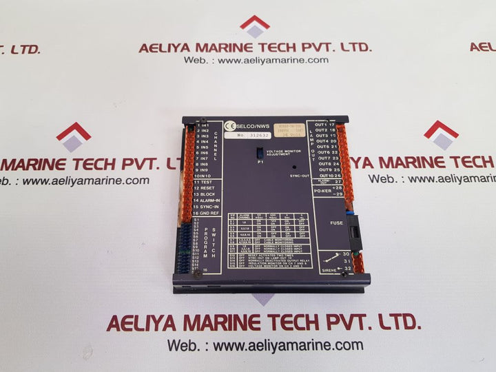 Selco m1000-24-10b alarm annunciator unit Used