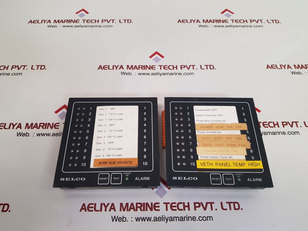 Selco m1000-24-10c alarm annunciator Used
