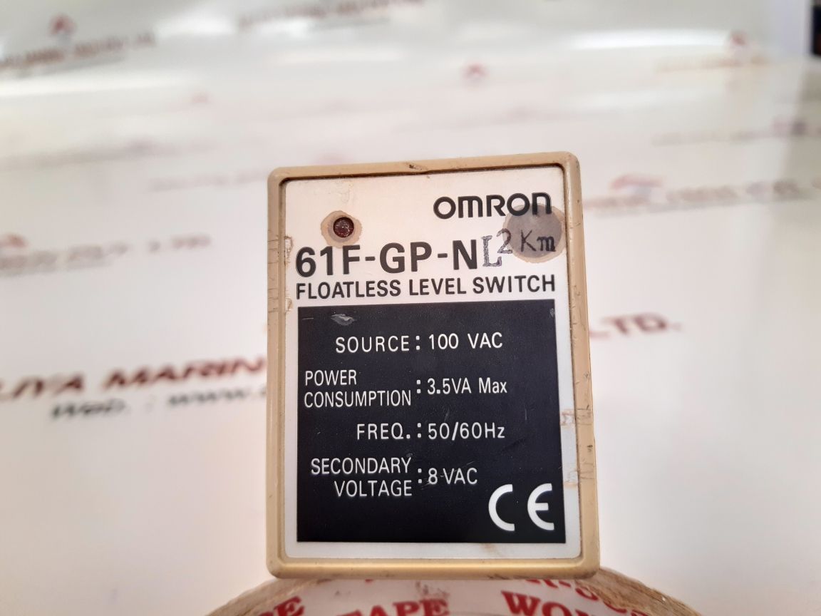 Omron 61f-gp-n floatless level switch 50/60hz