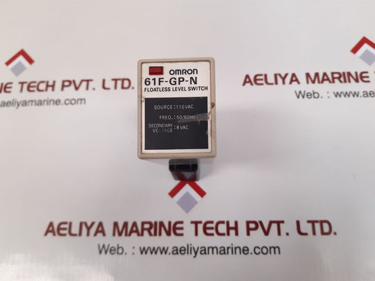 Omron 61f-gp-n floatless level switch 110vac