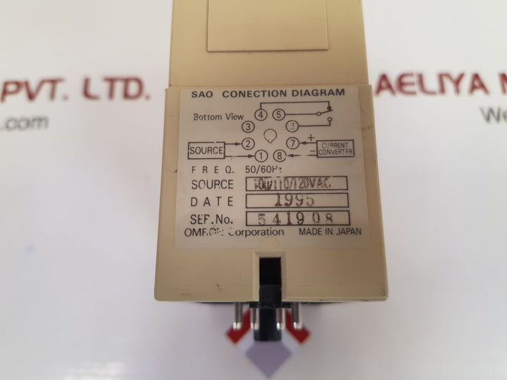 Omron sao-s1n current sensor 100/110/120vac