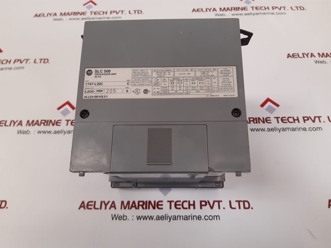 Allen-bradley 1747-l20c ser.c slc 500 processor unit