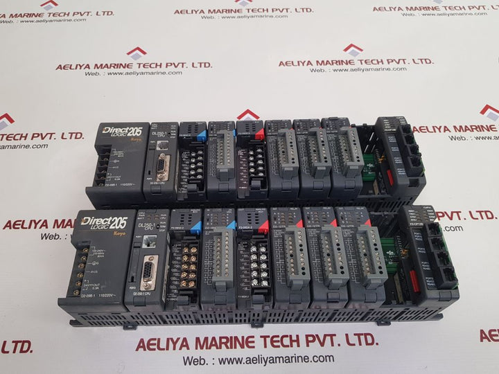 Koyo direct d2-09b-1,dl250-1 cpu,f2-08ad-2,d2-16nd3-2,f2-08da-2,d2-12tr,f2-cp128