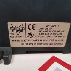 Koyo direct d2-09b-1,dl250-1 cpu,f2-08ad-2,d2-16nd3-2,f2-08da-2,d2-12tr,f2-cp128