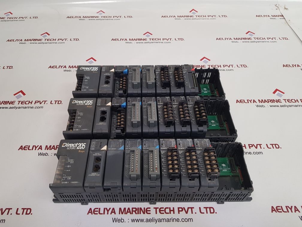 koyo direct logic 205 d2-09b-1,h2-ebc,d2-08nd3,d2-16na,f2-08ta module 
