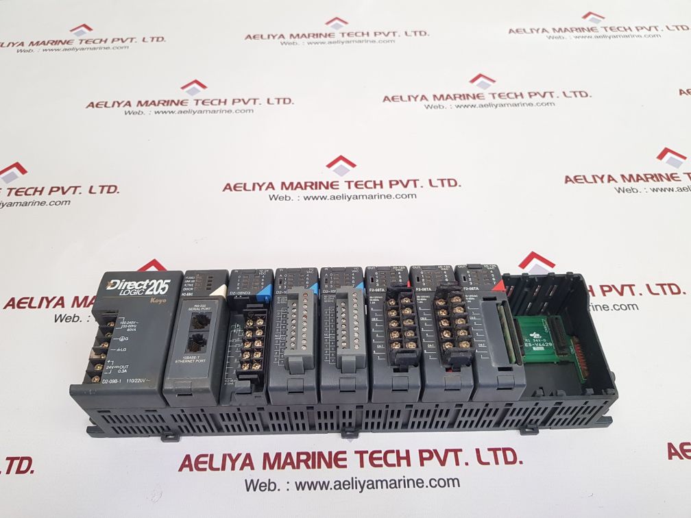 koyo direct logic 205 d2-09b-1,h2-ebc,d2-08nd3,d2-16na,f2-08ta module 