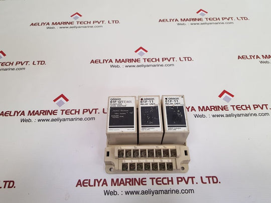 Omron 61f-g1t-mx floatless level switch with 61f-11 relay unit