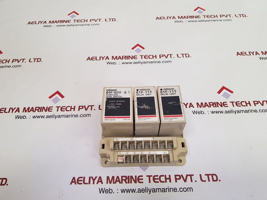 Omron 61f-g1t-mx floatless level switch with 61f-11t relay unit