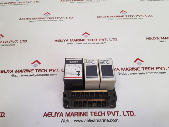 Omron 61f-g1t-mx floatless level switch with 61f-11 relay unit 50/60hz