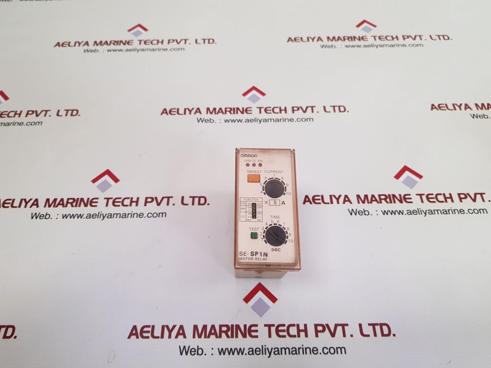 Omron se-sp1n motor relay current 4 to 10 x 8a