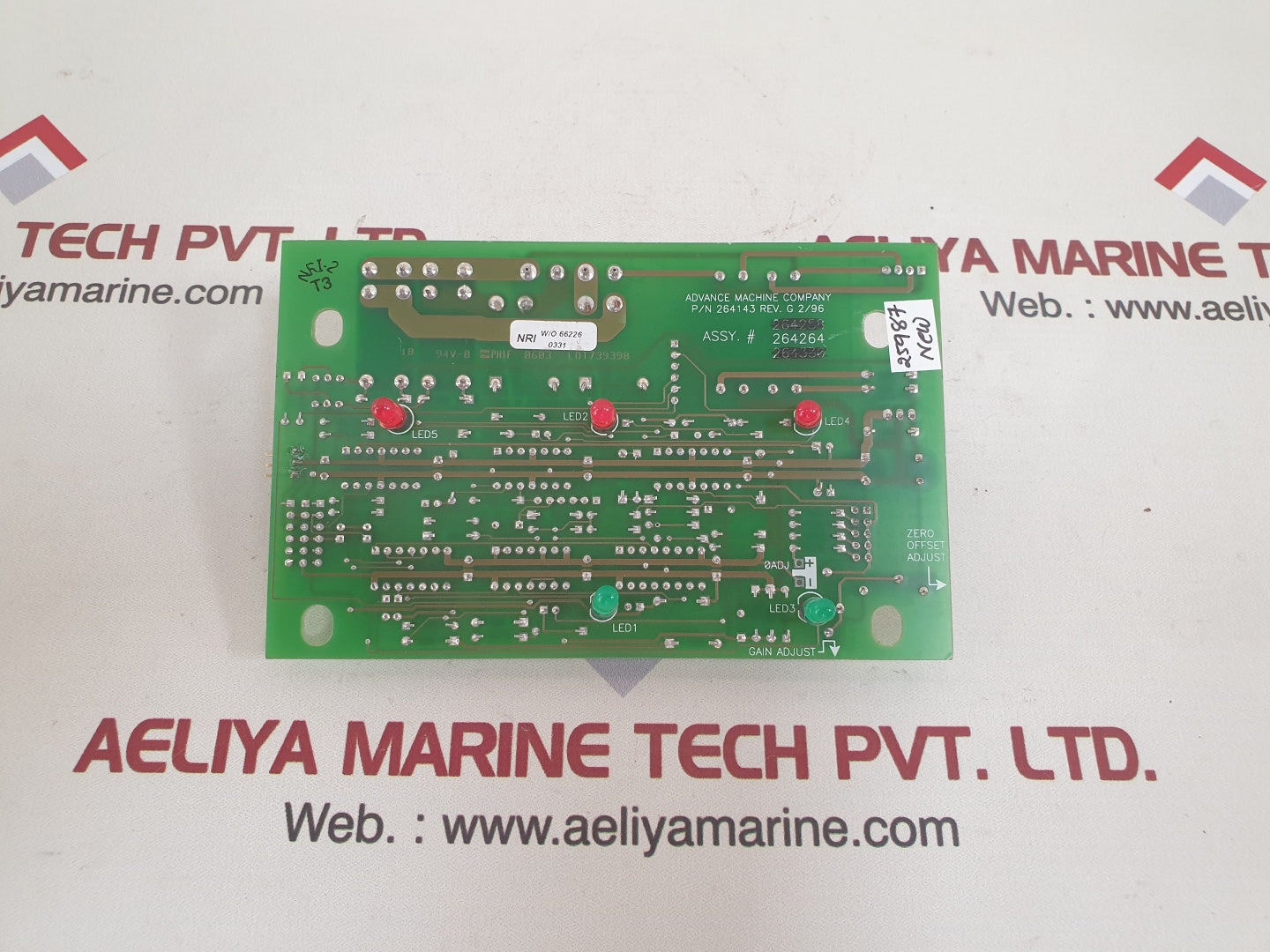 Advance machine 264143 pcb card 264264
