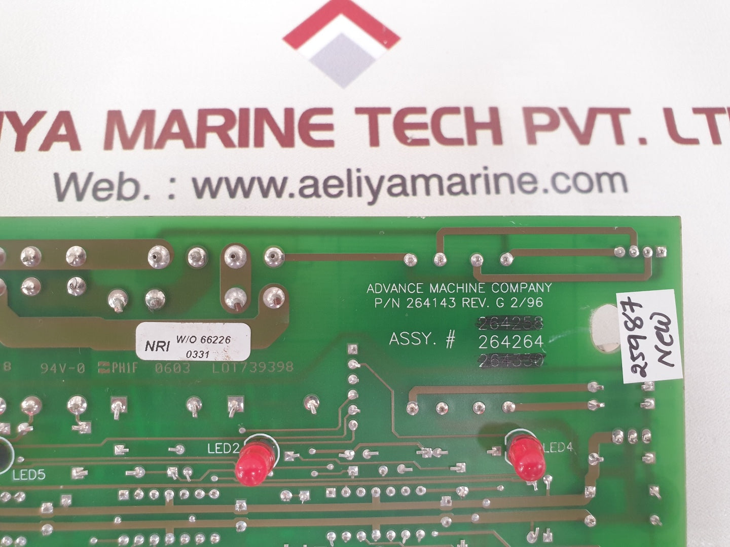 Advance machine 264143 pcb card 264264