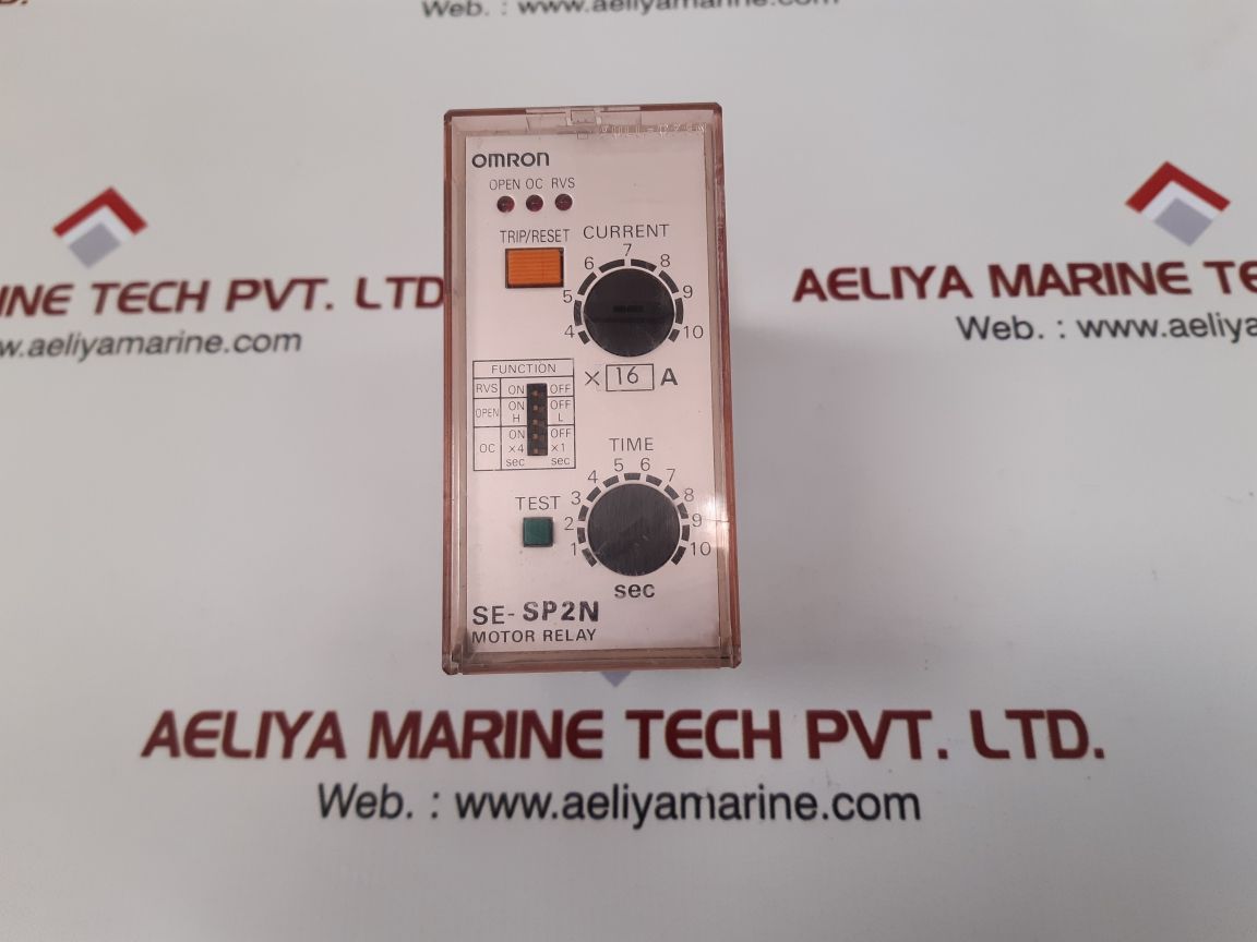 Omron se-sp2n motor relay current 4 to 10 x 16a