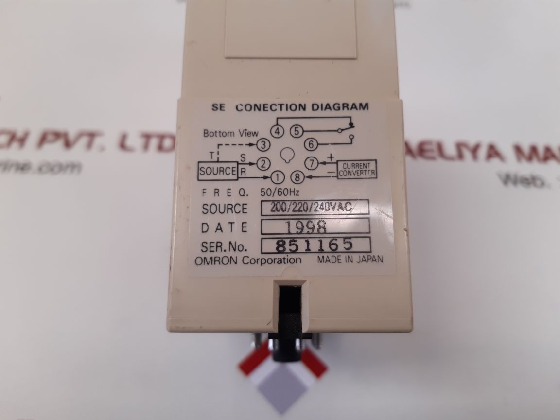 Omron se-sp2n motor relay current 4 to 10 x 16a