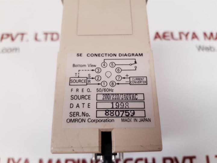 Omron se-sp2n motor relay current 4-10 x a