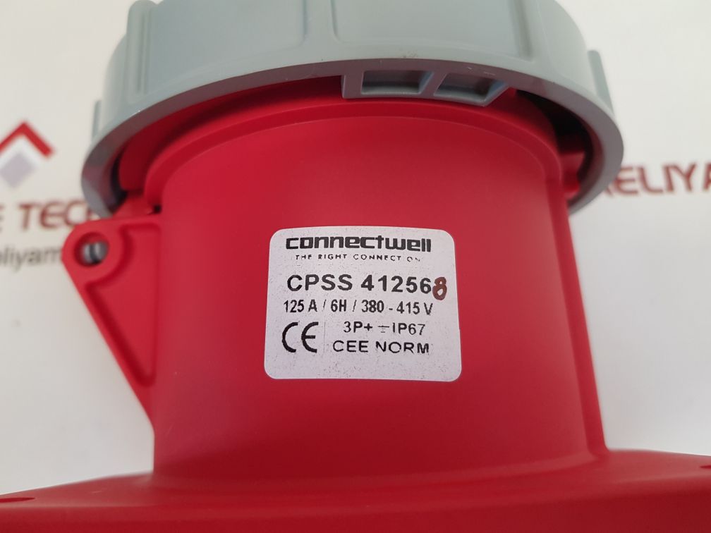 Connectwell cpss 412568 panel mounting straight sockets