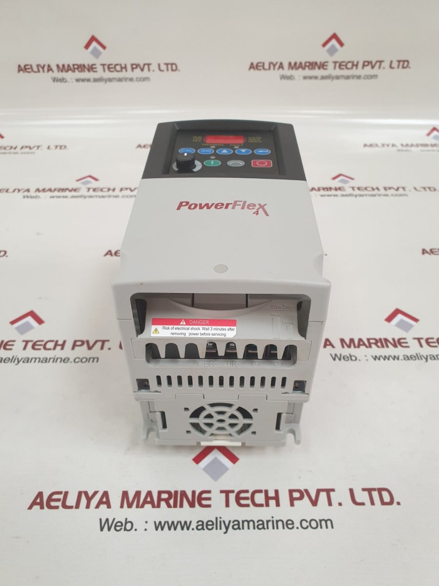 Allen-bradley flex 4 22a-d6p0n104 series a ac drive 2.2kw/3.0hp