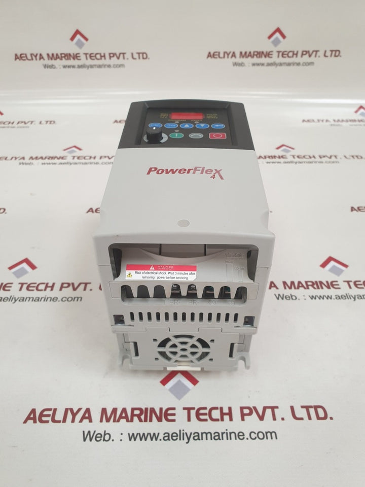 Allen-bradley flex 4 22a-d6p0n104 series a ac drive 2.2kw/3.0hp