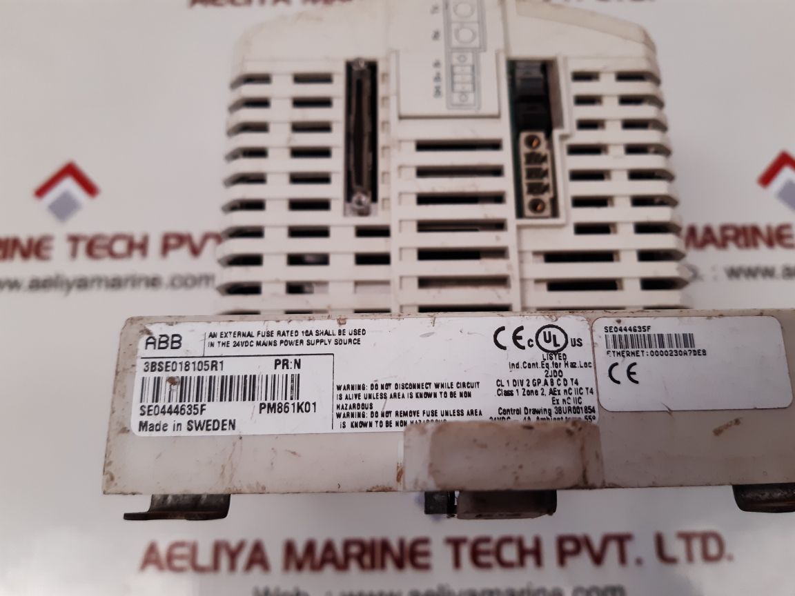 Abb pm861k01 3bse018105r1 processor unit pr:n