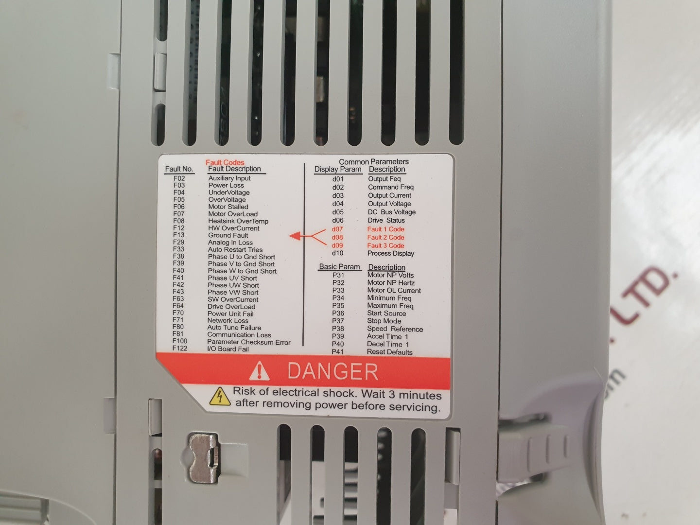 Allen-bradley 22B-d012N104 Ser A Power Flex 40 Drive